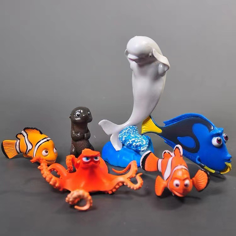 Aquarium Fish Dolphin - Bonito 6 pc bonecas estátua mundo