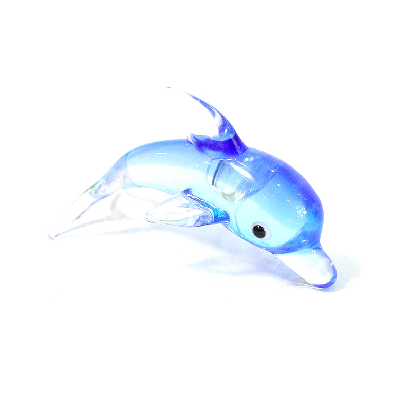 Aquarium Fish Dolphin - Miniatura de Golfinho em Vidro Murano,