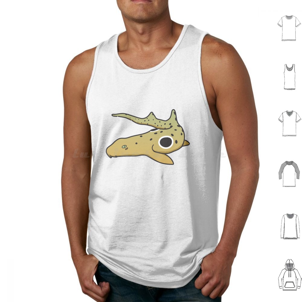 Draw Fish Aquarium - Epaulette tubarão desenho regatas impressão algodão