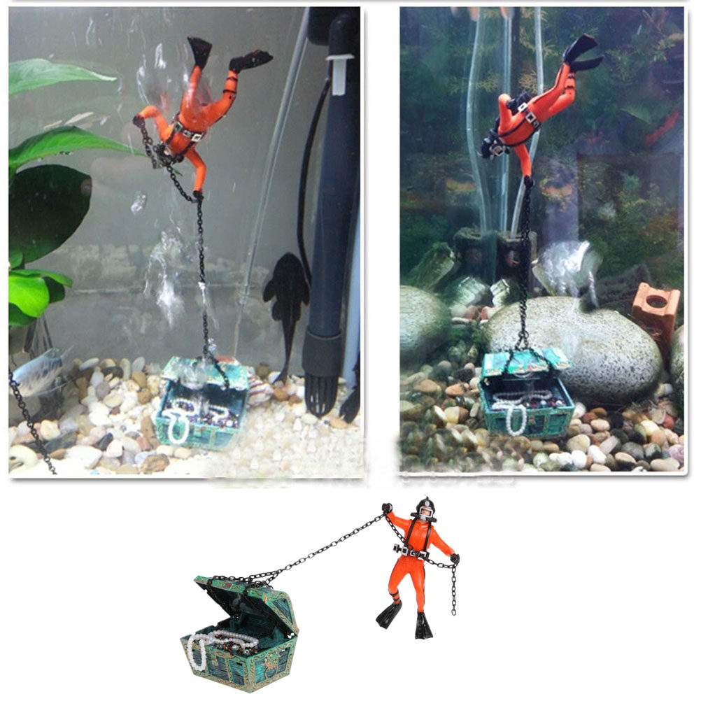 Aquarium Fish Unique - Decoração de Aquário Laranja Única para