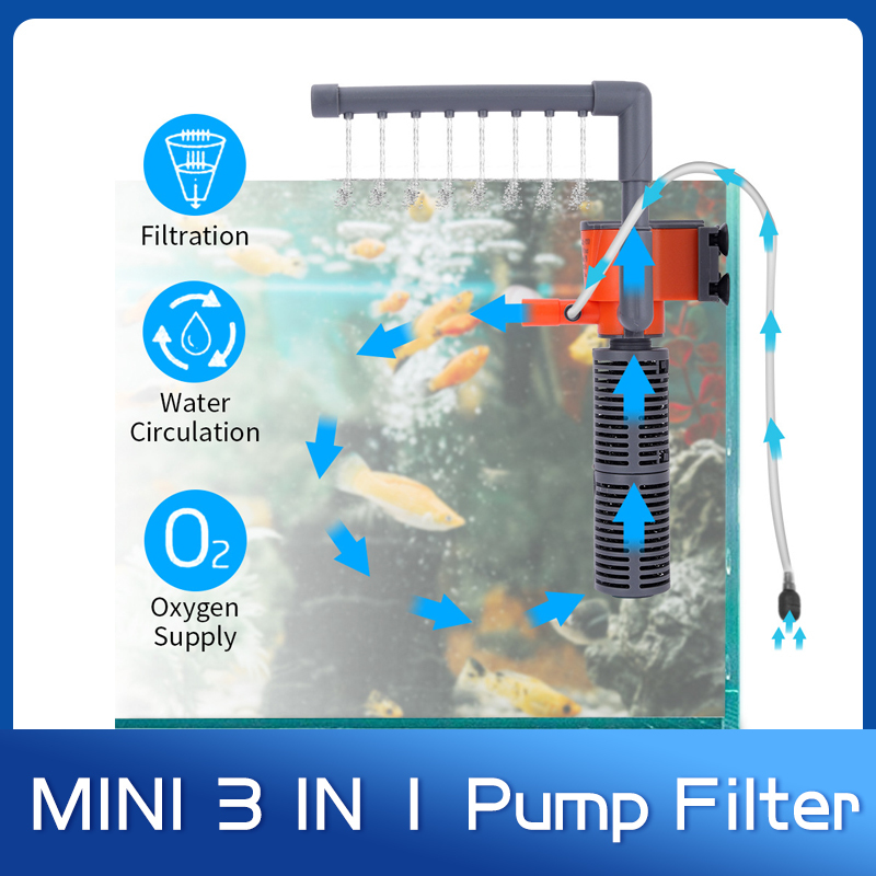 Xl Aquarium Fish - Xilong XL-666/777A mini bomba de filtro
