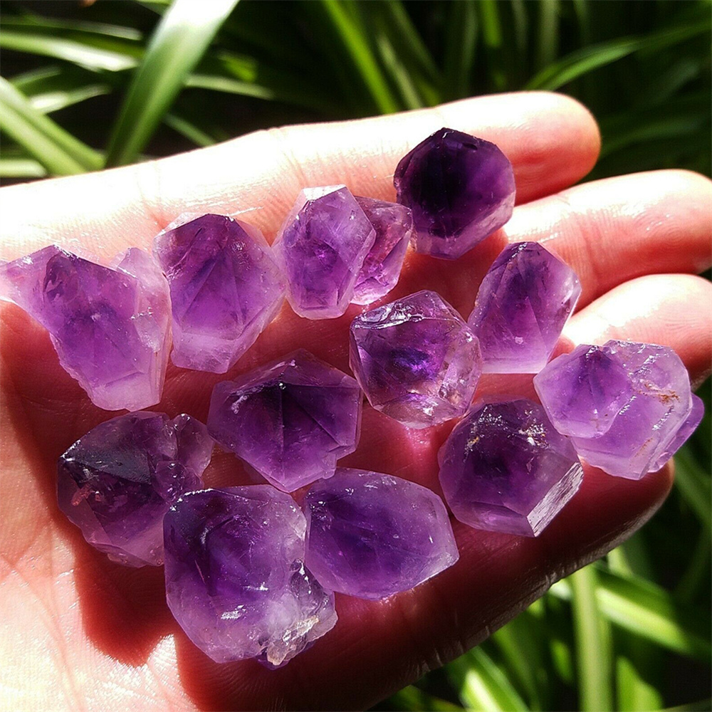 Aquarium Fish Unique - Natural original lavanda ametista quartzo cristal