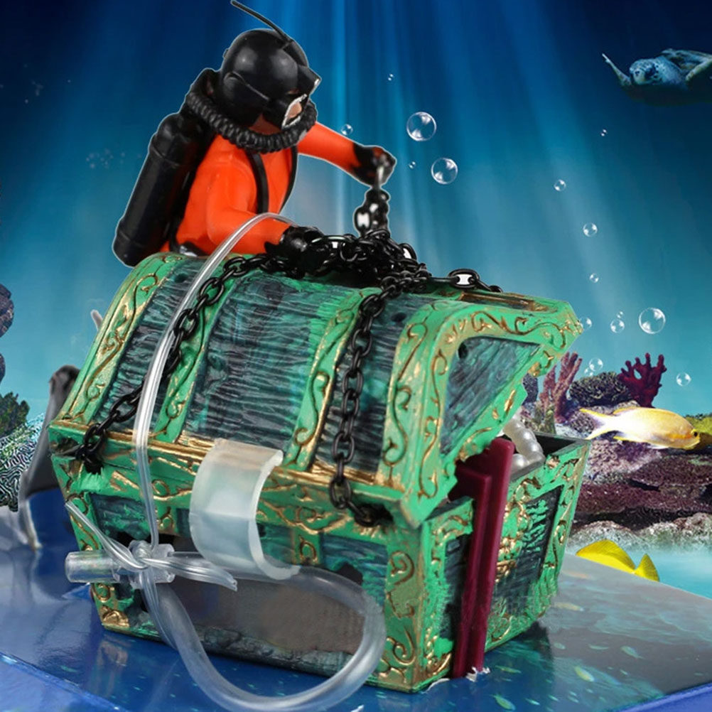 Aquarium Fish Unique - Decoração de Aquário Laranja Vibrante para