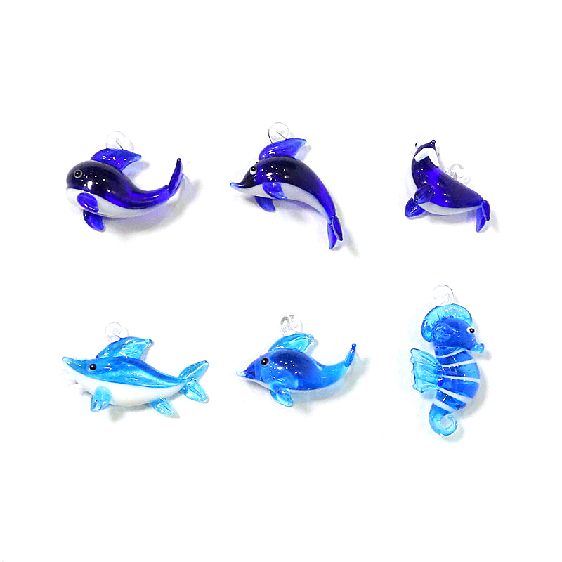 Aquarium Fish Dolphin - pendentes de vidro de animais marinhos