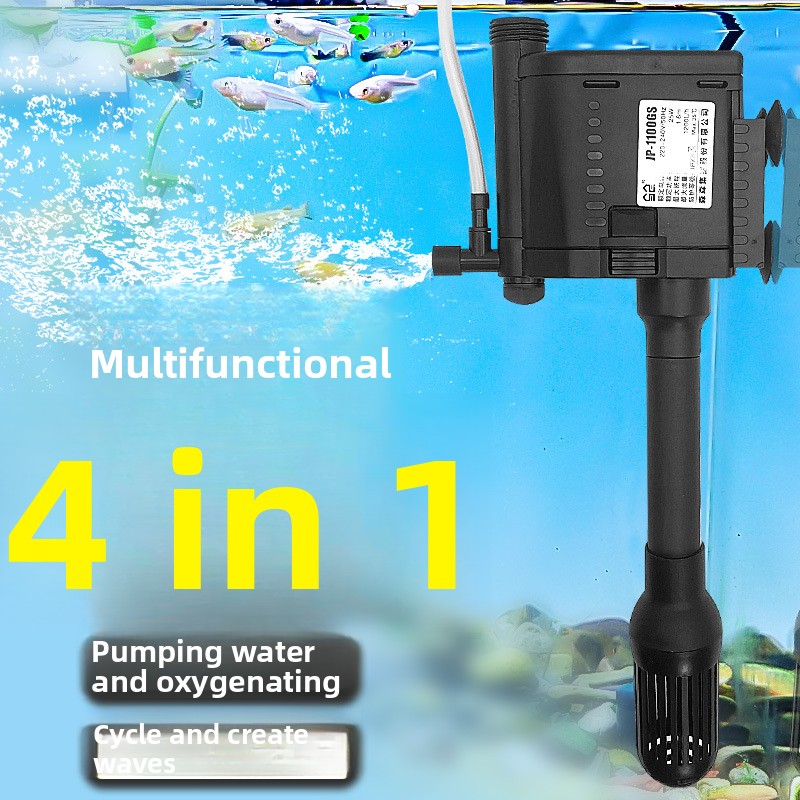 Draw Fish Aquarium - Bomba de Filtro de Aquário Multifuncional