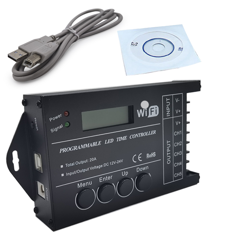 Aquarium Fish Common - Controlador de Luz LED Programável por