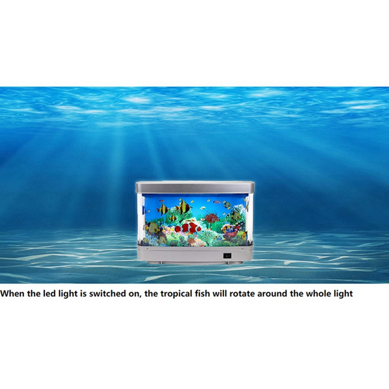 Lâmpada LED Dinâmica de Aquári - Aquarium Fish Dolphin avaliação e preço