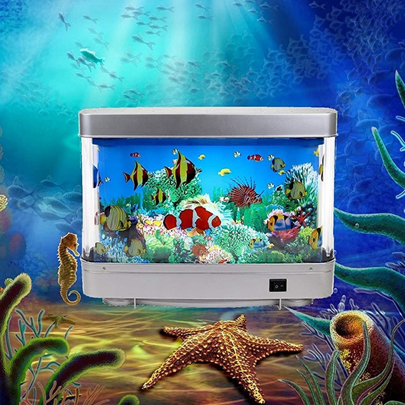 Lâmpada LED Dinâmica de Aquári - Aquarium Fish Dolphin avaliação e preço
