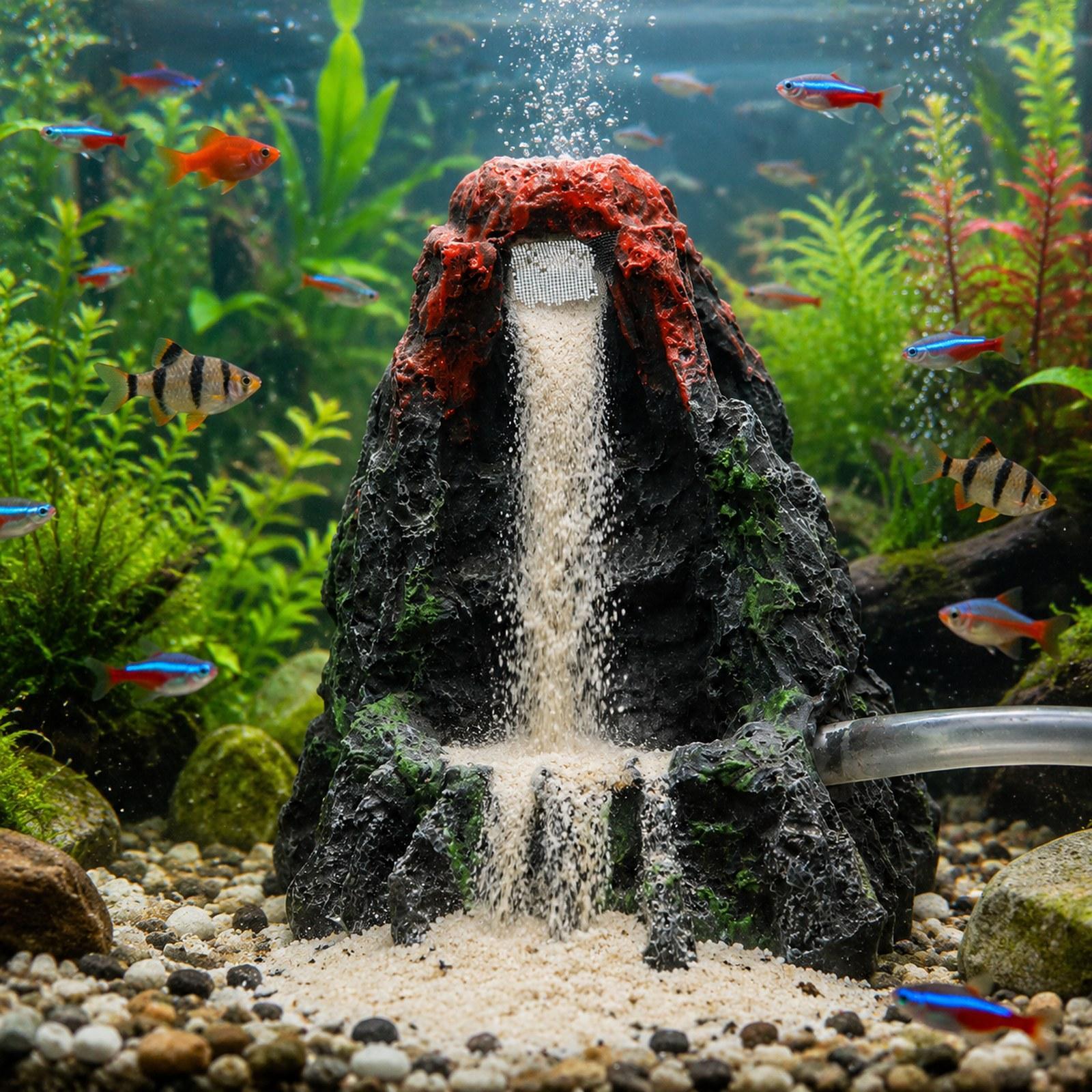 Ornamento de Vulcão para Aquár - Aquarium Fish Unique avaliação e preço