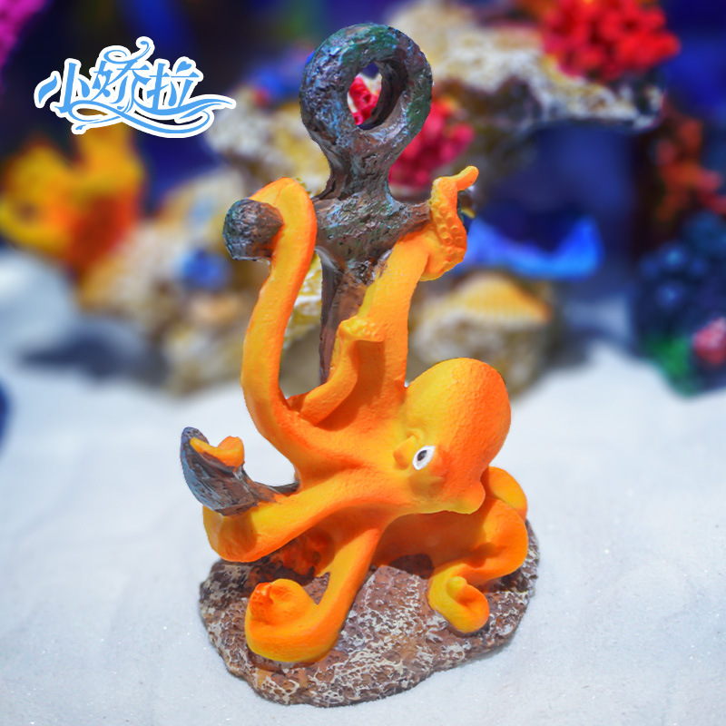 Ornamento de Resina Retrô para - Aquarium Fish Monster avaliação e preço