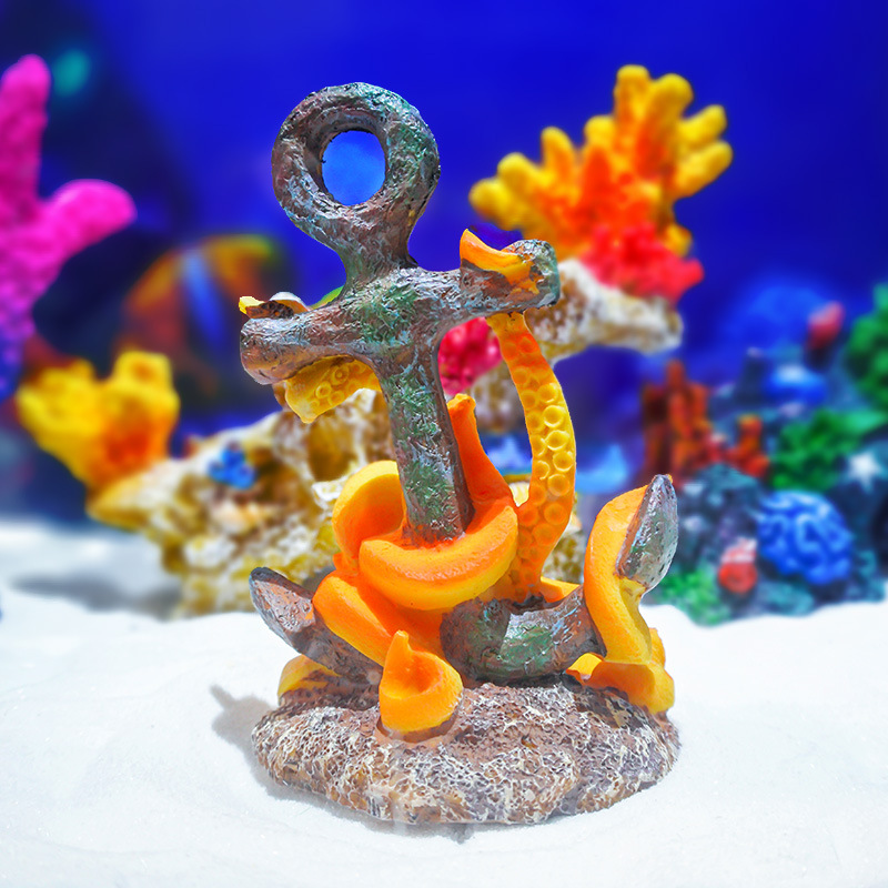 Ornamento de Resina Retrô para - Aquarium Fish Monster avaliação e preço