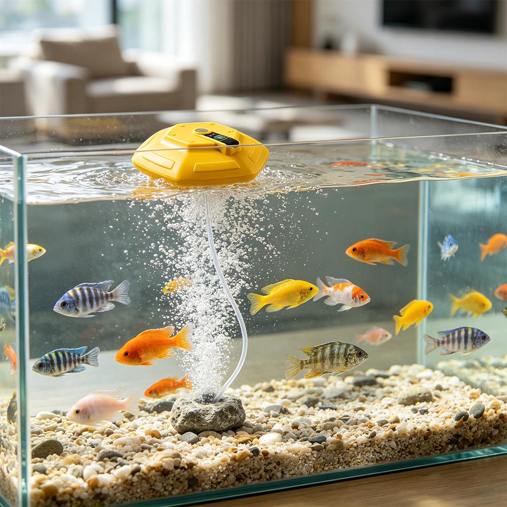 Bomba de Oxigênio Sem Fio Reca - Aquarium Fish Fishing avaliação e preço