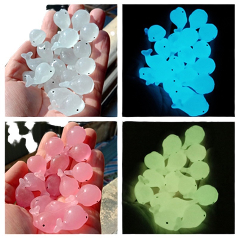 Luminous Whale Resin Ornamento - Aquarium Fish Dolphin avaliação e preço