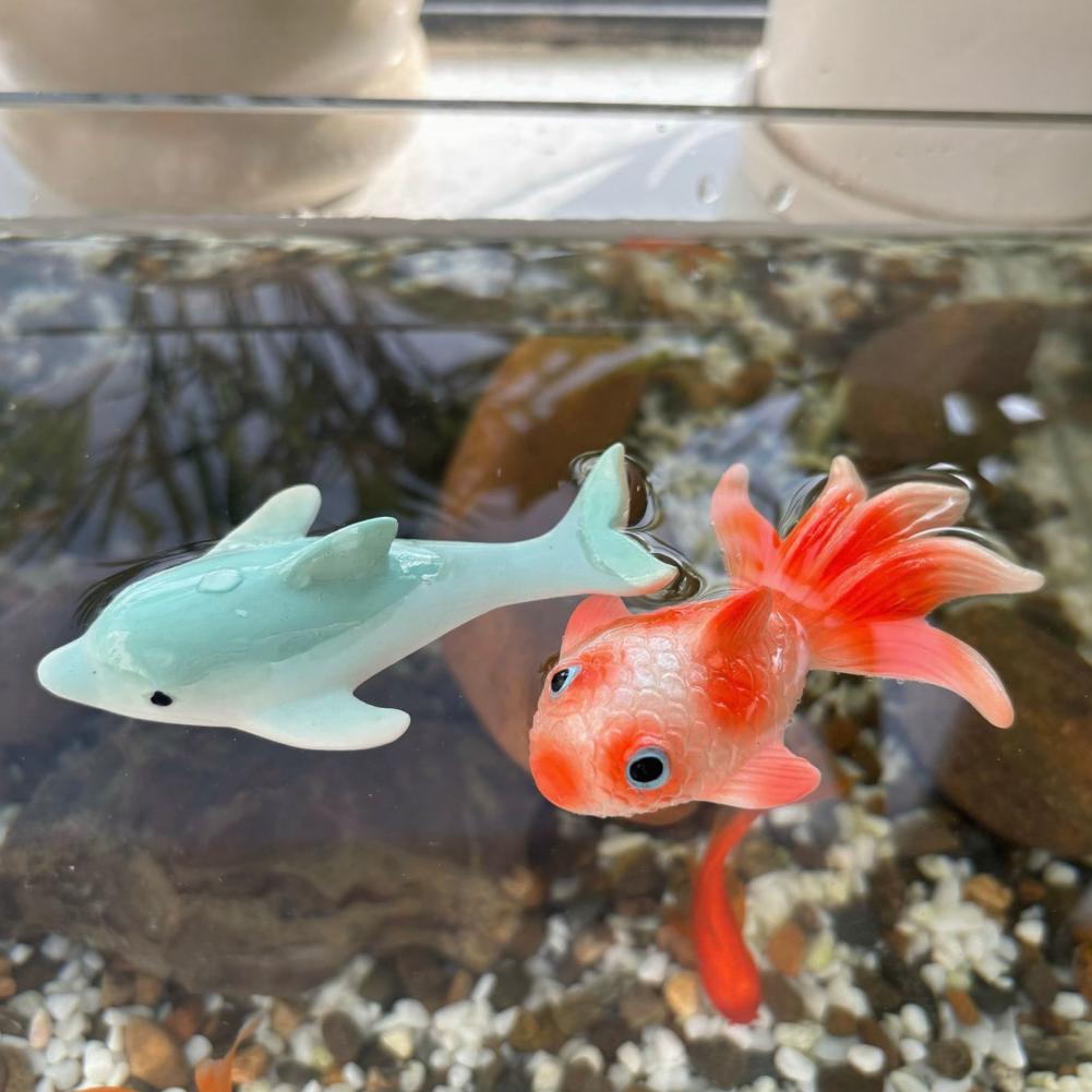 Acessórios Flutuantes para Aqu - Aquarium Fish Dolphin avaliação e preço