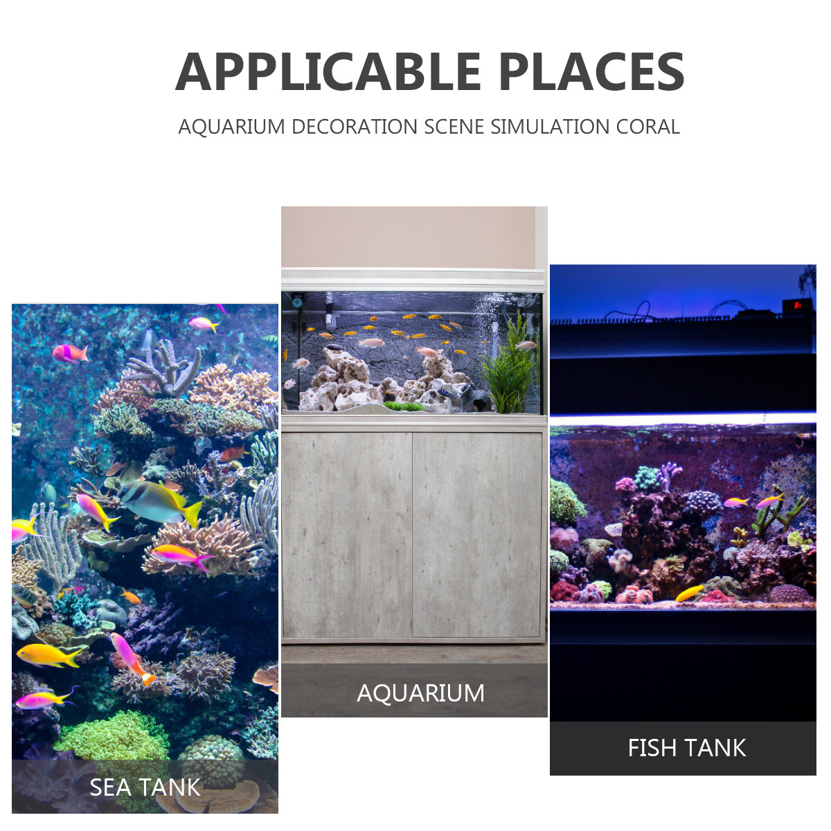 Coral Artificial de Resina par - Xl Aquarium Fish avaliação e preço