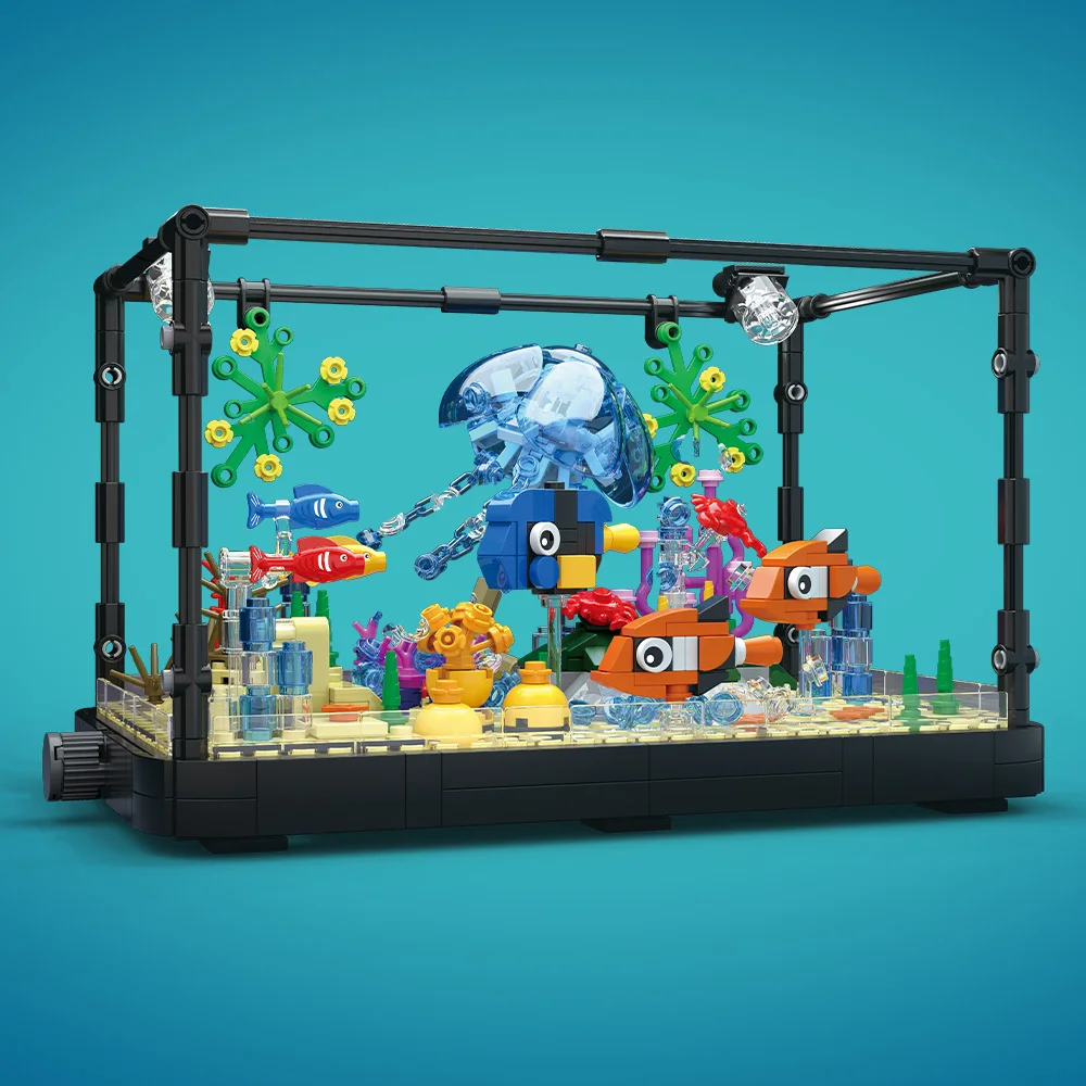 Conjunto de blocos de construç - Aquarium Fish Gallery avaliação e preço