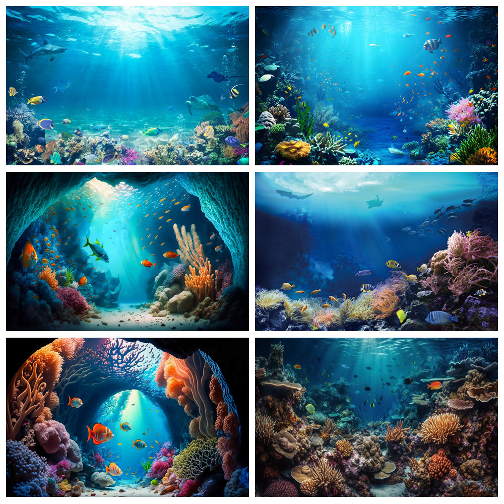 Fundo de fotografia subaquátic - Aquarium Fish Dolphin avaliação e preço