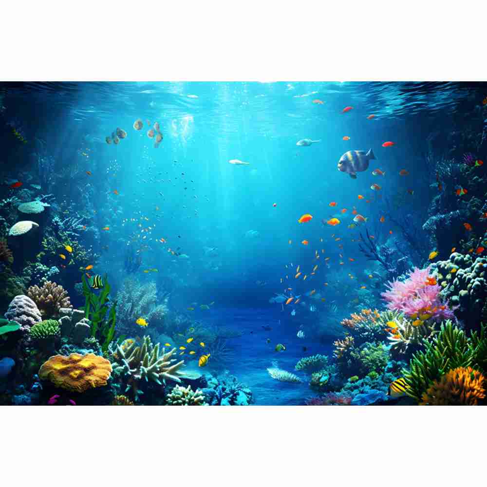 Fundo de fotografia subaquátic - Aquarium Fish Dolphin avaliação e preço