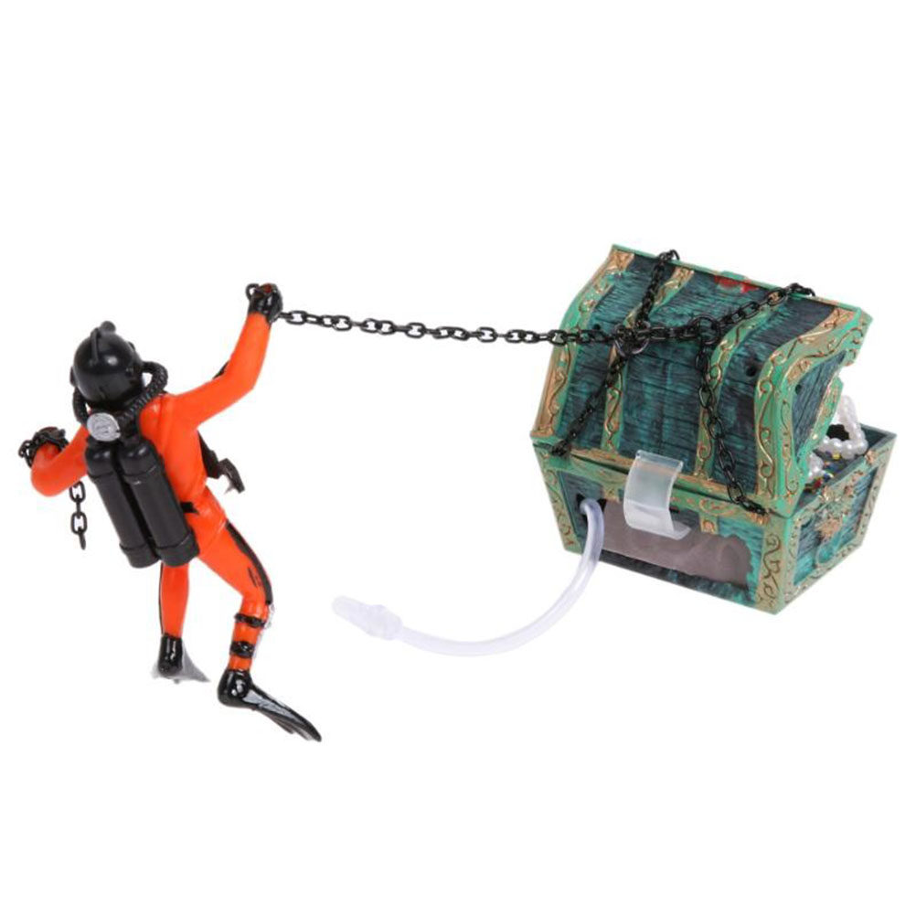 Decoração de Aquário Laranja Ú - Aquarium Fish Unique avaliação e preço