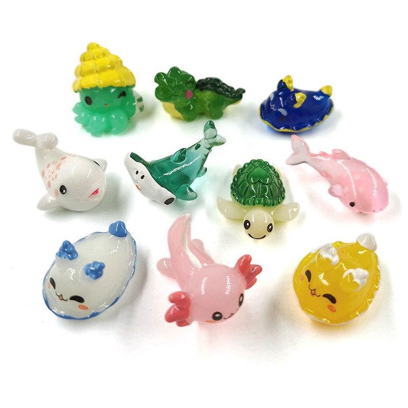 10 pçs tubarão baleia tartarug - Aquarium Fish Dolphin avaliação e preço