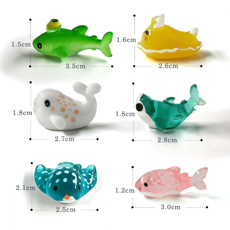 10 pçs tubarão baleia tartarug - Aquarium Fish Dolphin avaliação e preço