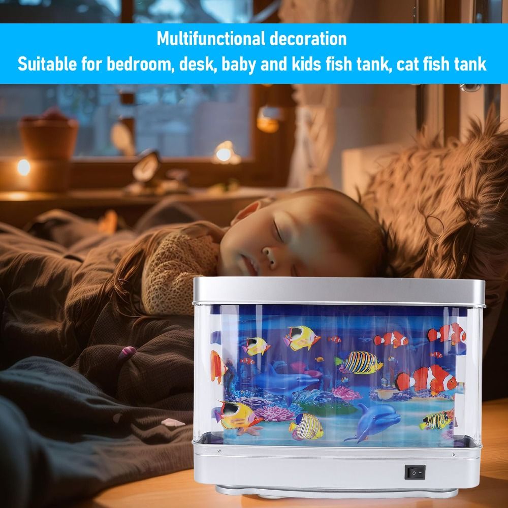 ​ Relaxante ​   Led falso tanq - Aquarium Fish Exotic avaliação e preço