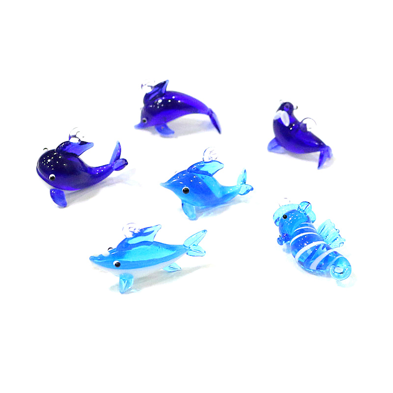 pendentes de vidro de animais  - Aquarium Fish Dolphin avaliação e preço