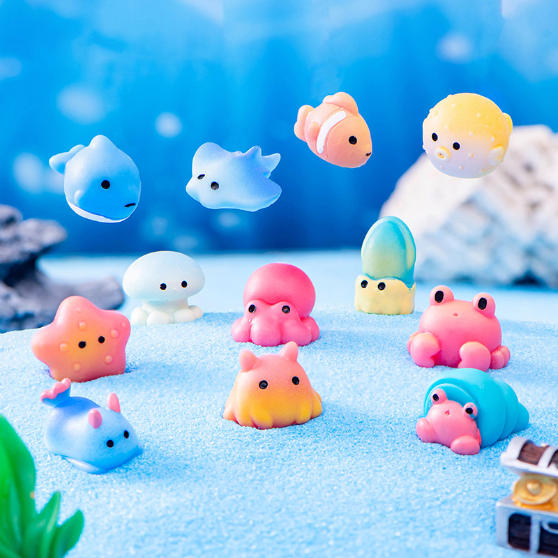 1PC Criativo Enfeite de Resina - Aquarium Fish Dolphin avaliação e preço