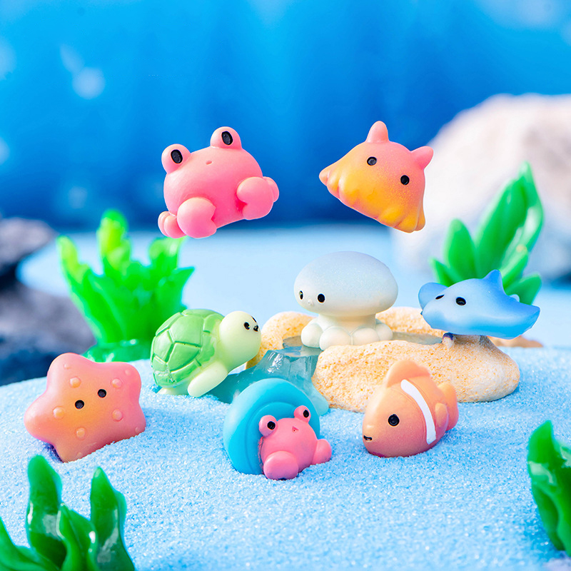 1PC Criativo Enfeite de Resina - Aquarium Fish Dolphin avaliação e preço