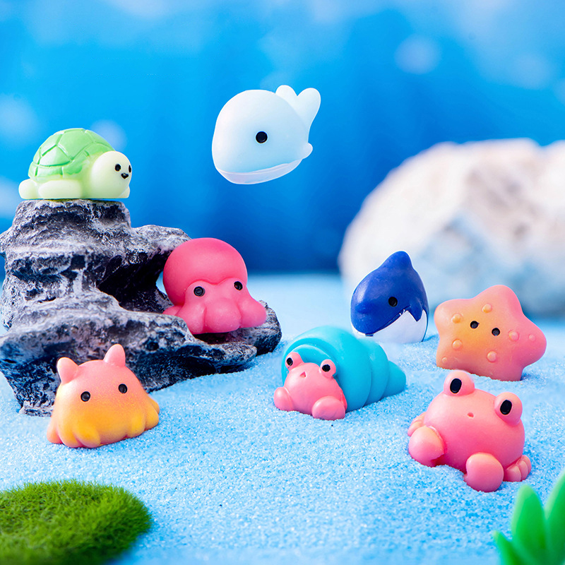 1PC Criativo Enfeite de Resina - Aquarium Fish Dolphin avaliação e preço