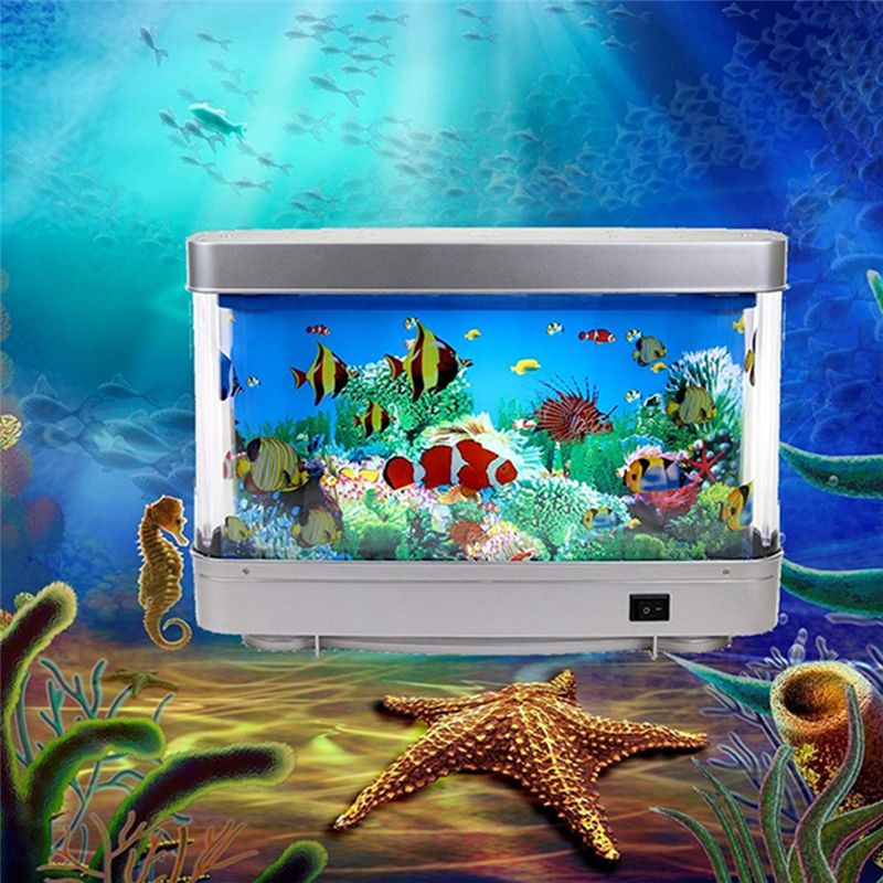 【Envio Rápido】 Luminária LED p - Aquarium Fish Dolphin avaliação e preço