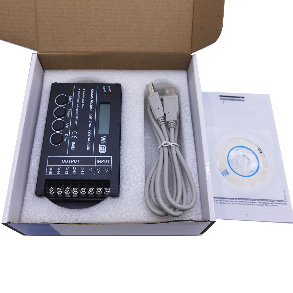 Controlador de Luz LED Program - Aquarium Fish Common avaliação e preço